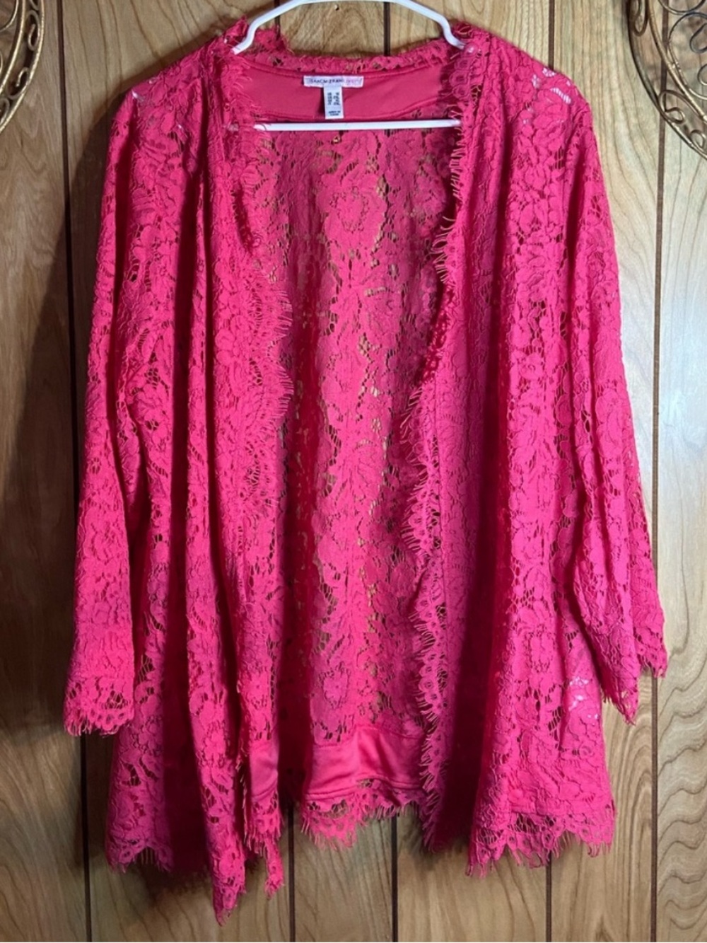 Isaac Mizrahi Pink Cardigan Size 1X